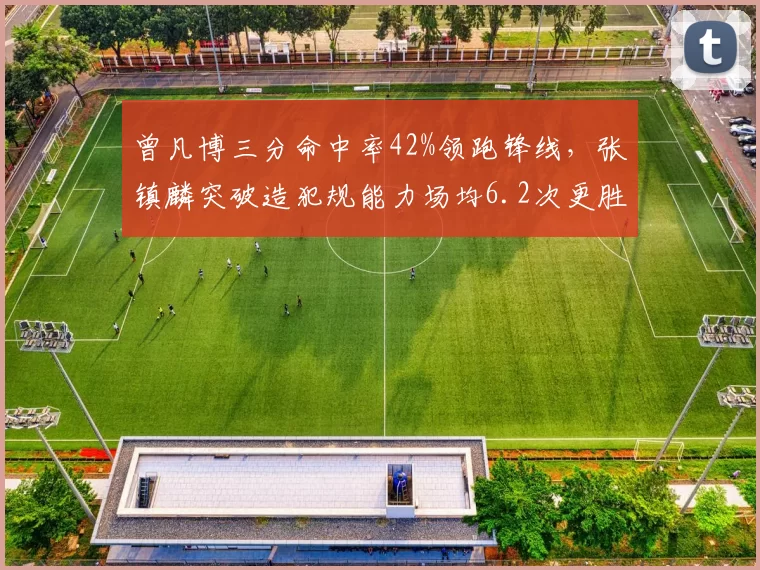 曾凡博三分命中率42%领跑锋线,张镇麟突破造犯规能力场均6.2次更胜一筹