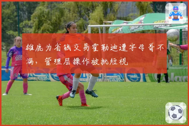 雄鹿为省钱交易霍勒迪遭字母哥不满,管理层操作被批短视